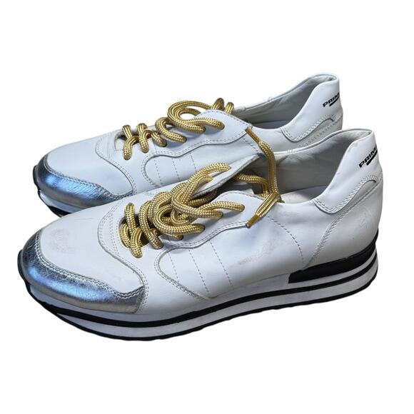 Primabase forma low top silver toe sneaker EU 37 - Picture 1 of 12